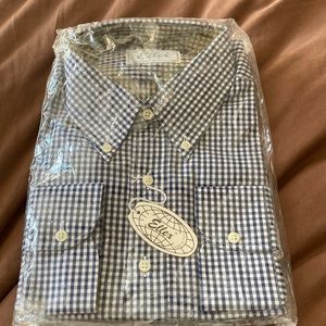 NWT gingham small print made in Italy 43/17 vintage